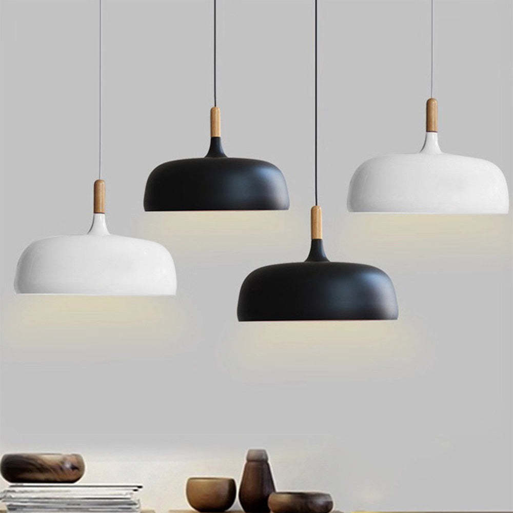 Nordic Stained Cream Small Pendant Lights -Homdiy