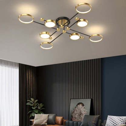Modern Luxurious Metal LED Living Room Ceiling Light   SKU 未定