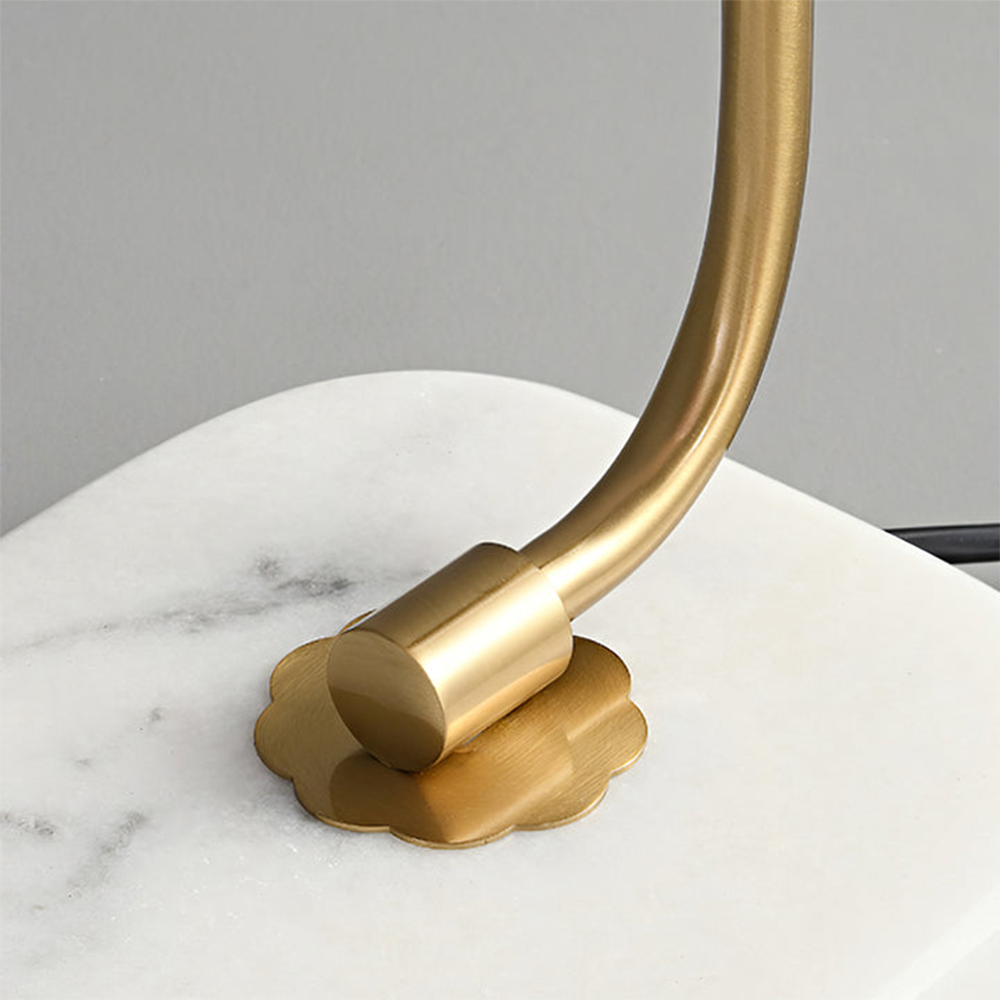 Marshmallow Metal Glass Table Lamp -Homdiy