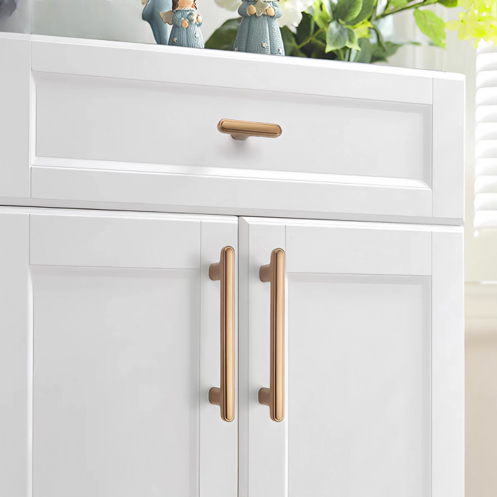 Modern T-Bar Zinc Alloy Heavy-duty Kitchen Pulls