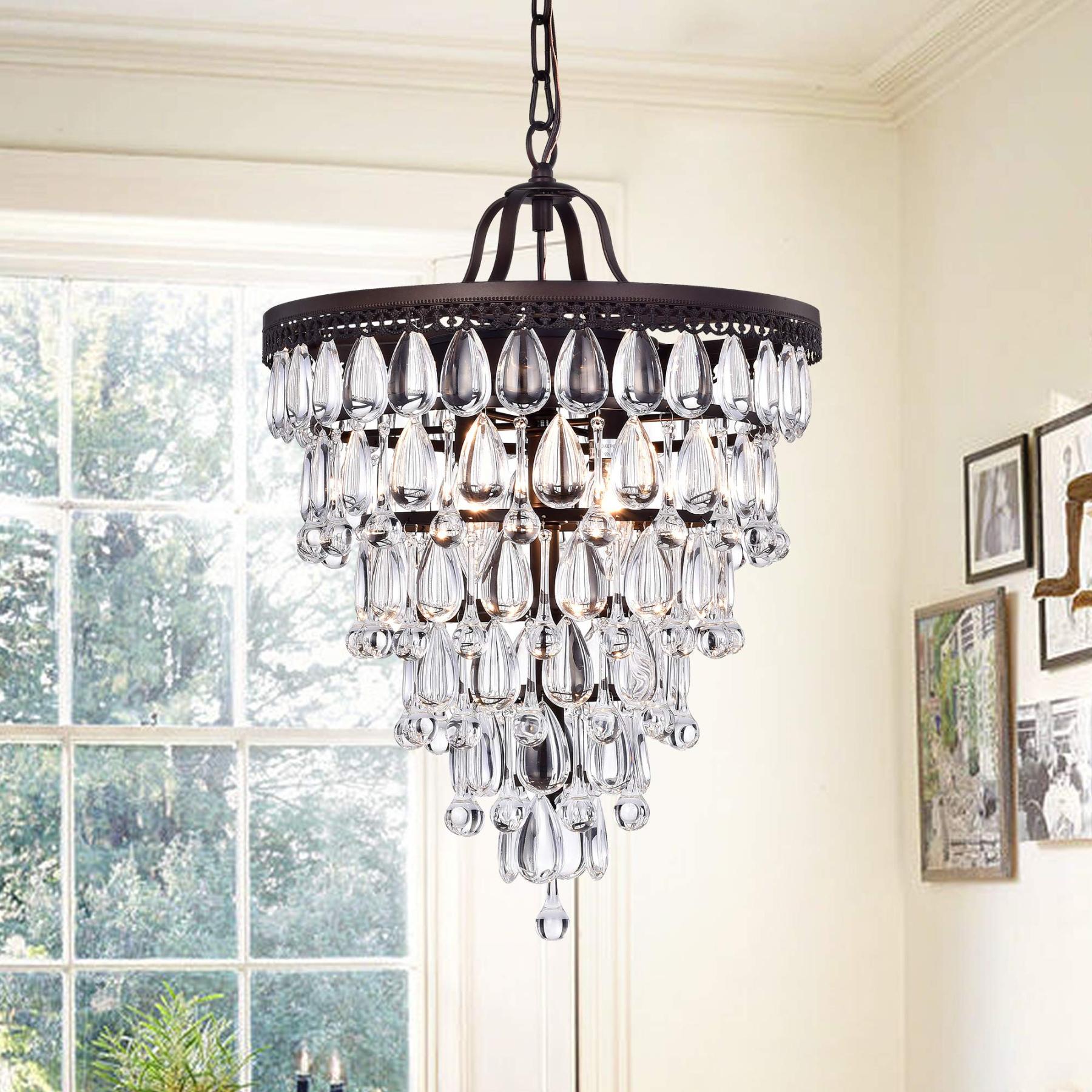Modern Crystal Chandelier For Dining Room -Homdiy