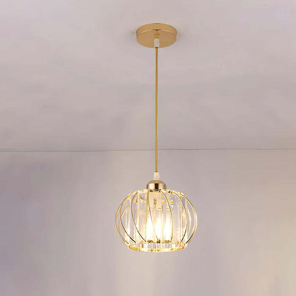 Nordic Simple Glass Globular Pendant Light