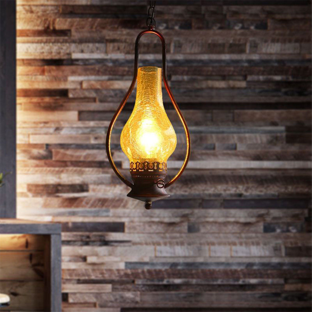 [Copy]Industrial Retro Iron Dining Room Black Pendant Light