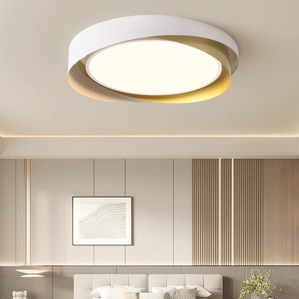 Modern Square Flush Mount LED Ceiling Light 