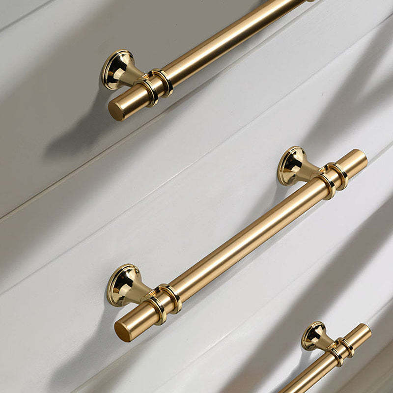 Luxurious Zinc Alloy Europe Style Golden Drawer Pulls and Cabinet Knobs -Homdiy