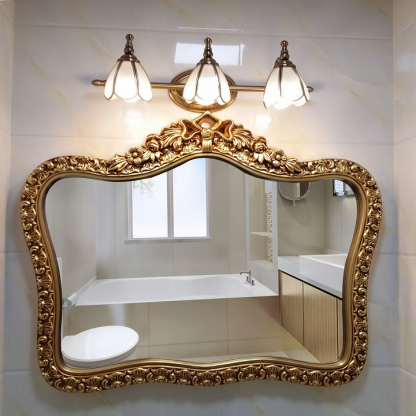 Vintage French Multi-Heads Gold Bathroom Vanity Wall Lights