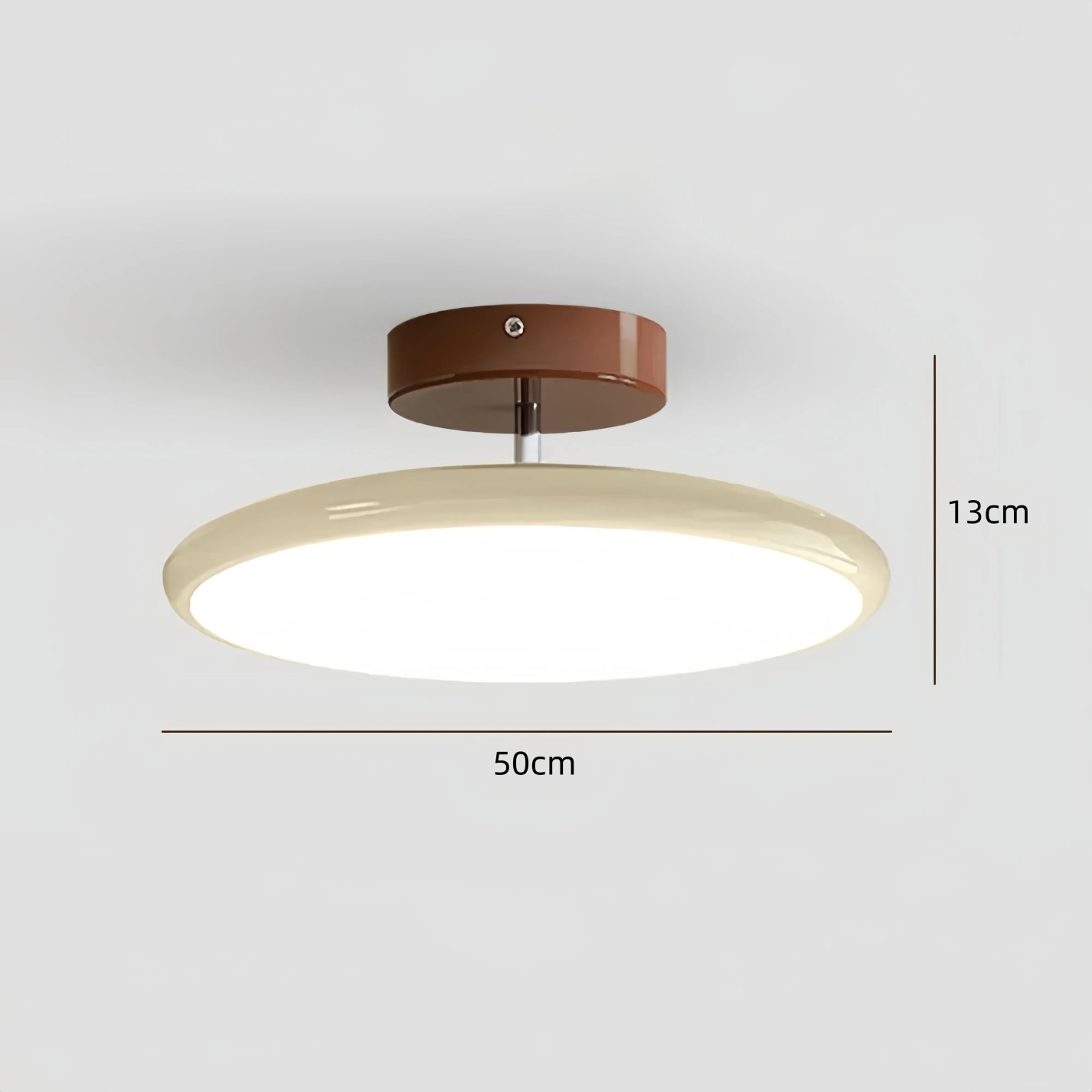 Homdiy Ceiling Light Adjustable Simple Acrylic LED Bedroom Ceiling ...