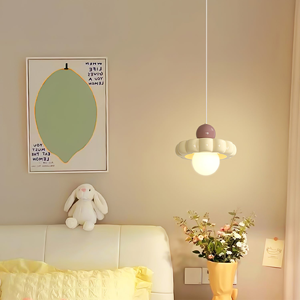 Cream Cloud Pendant Light -Homdiy