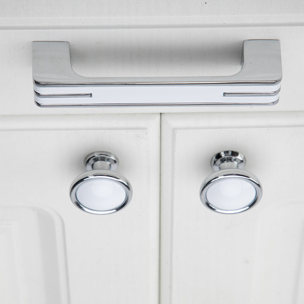 Modern Unique Black Chrome Kitchen Cabinet Handles