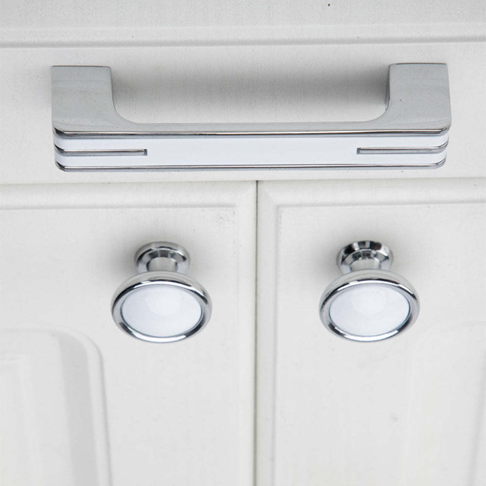 Modern Unique Black Chrome Kitchen Cabinet Handles