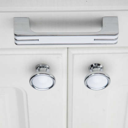 Modern Unique Black Chrome Kitchen Cabinet Handles