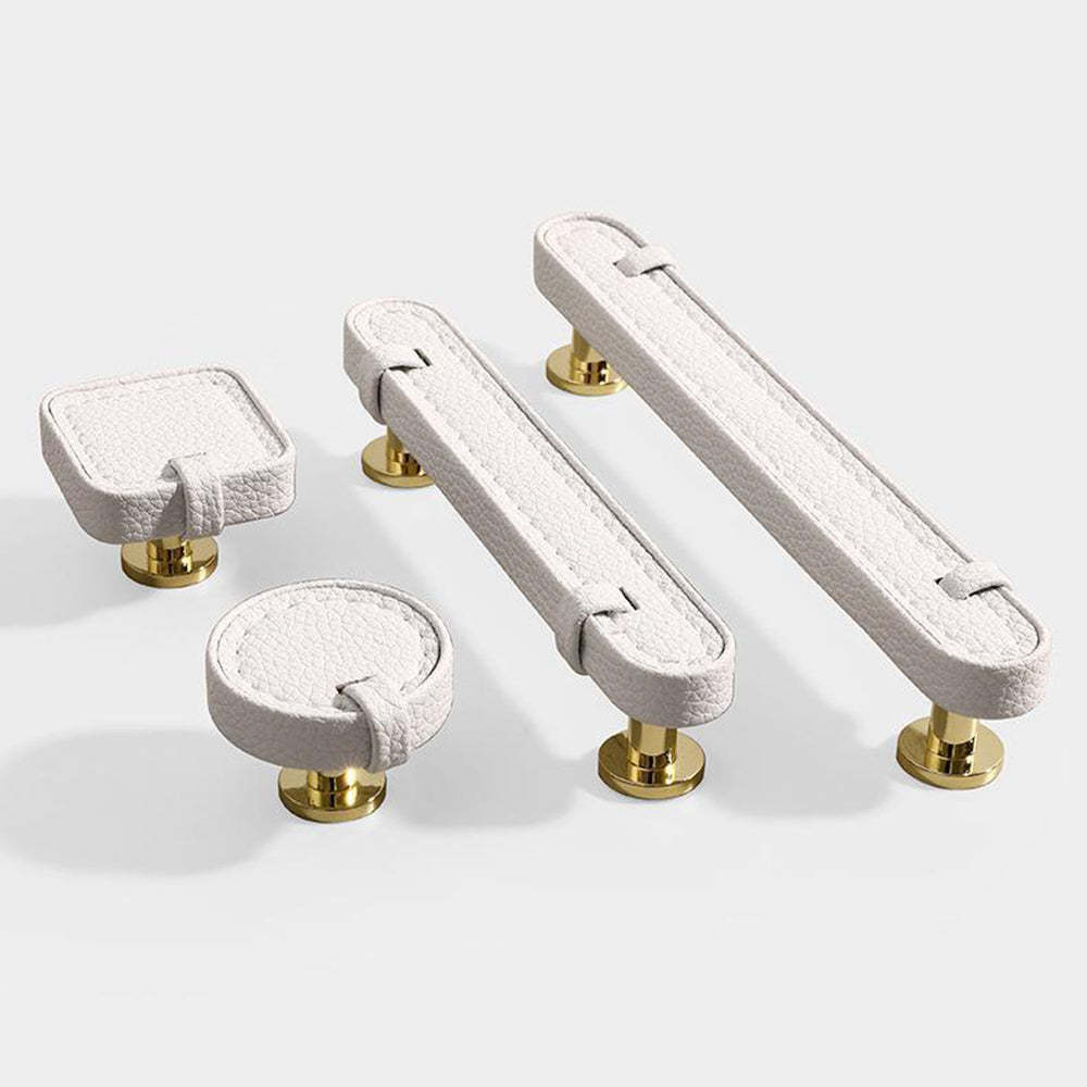 Modern Leather Kitchen Cabinet Handles -Homdiy