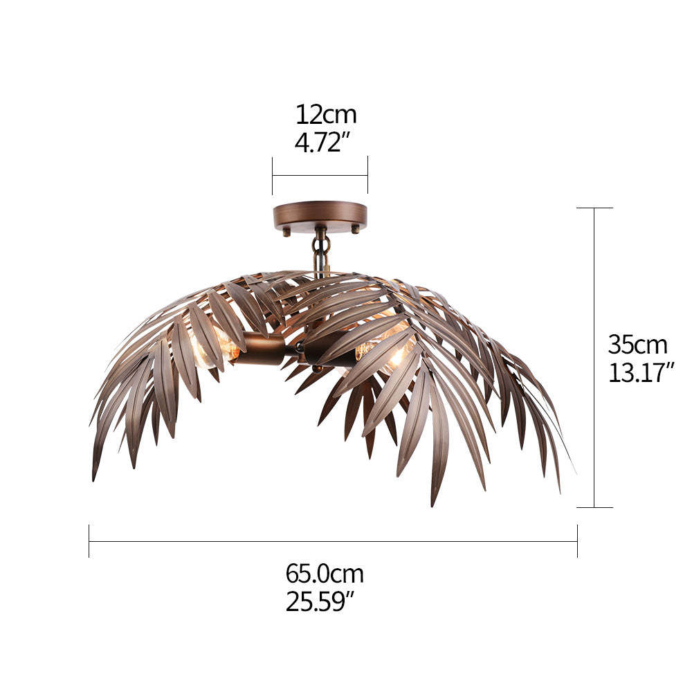 Vintage Loft Coconut Tree Ceiling Light Modern Pendant Light -Homdiy