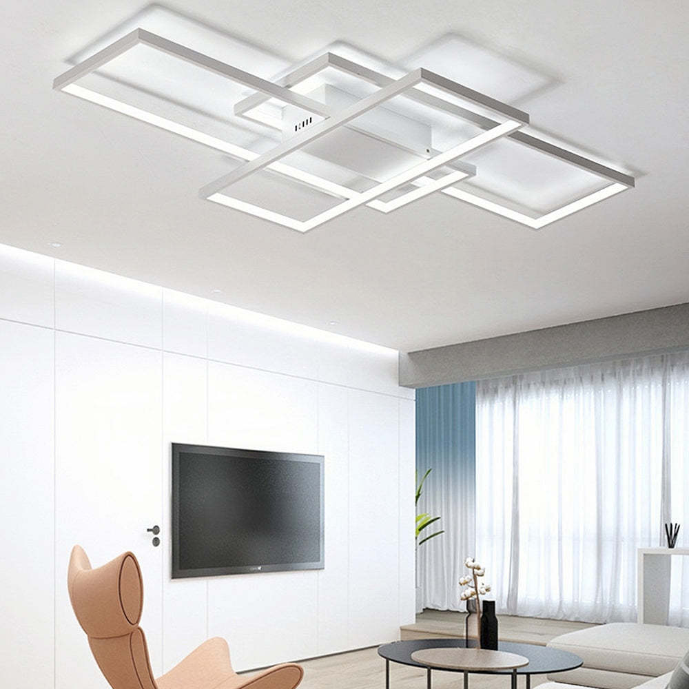 Large Modern Aluminum LED Living Room Ceiling Lights