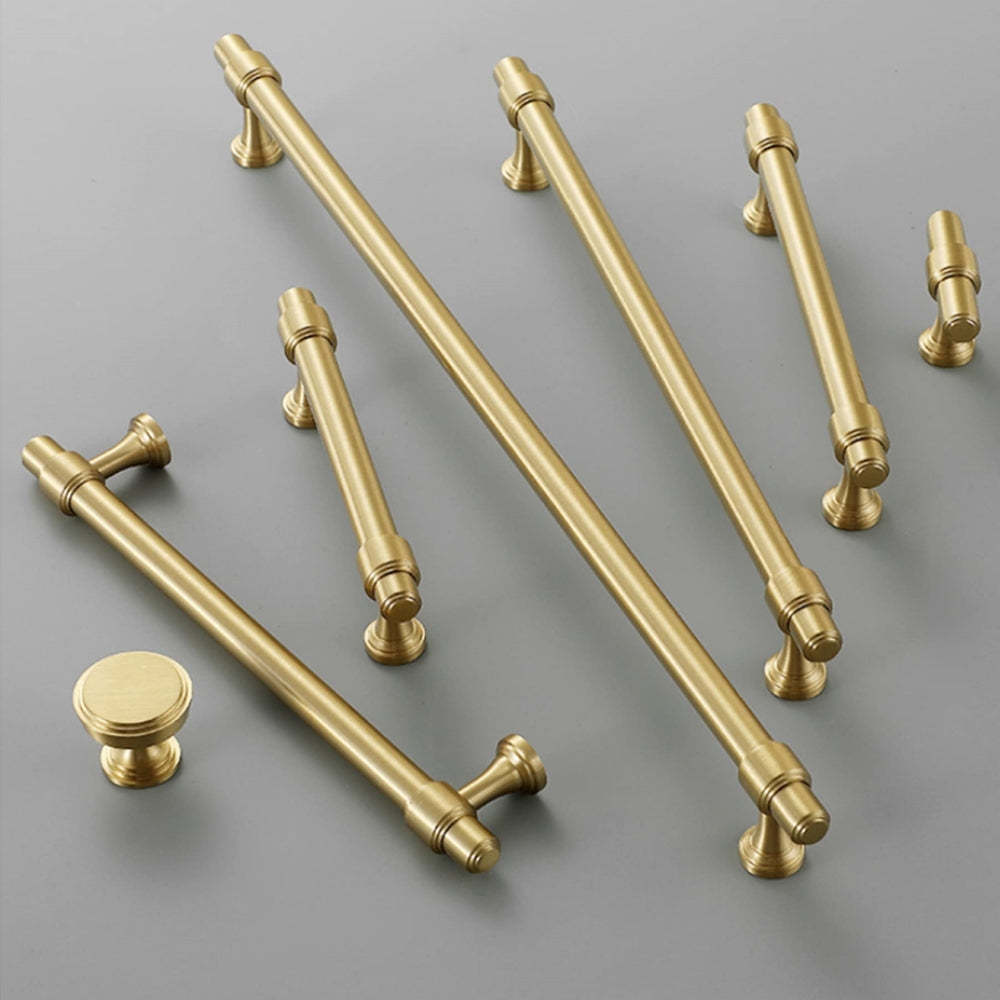 Modern Brass Kitchen Cupboard Handles -Homdiy