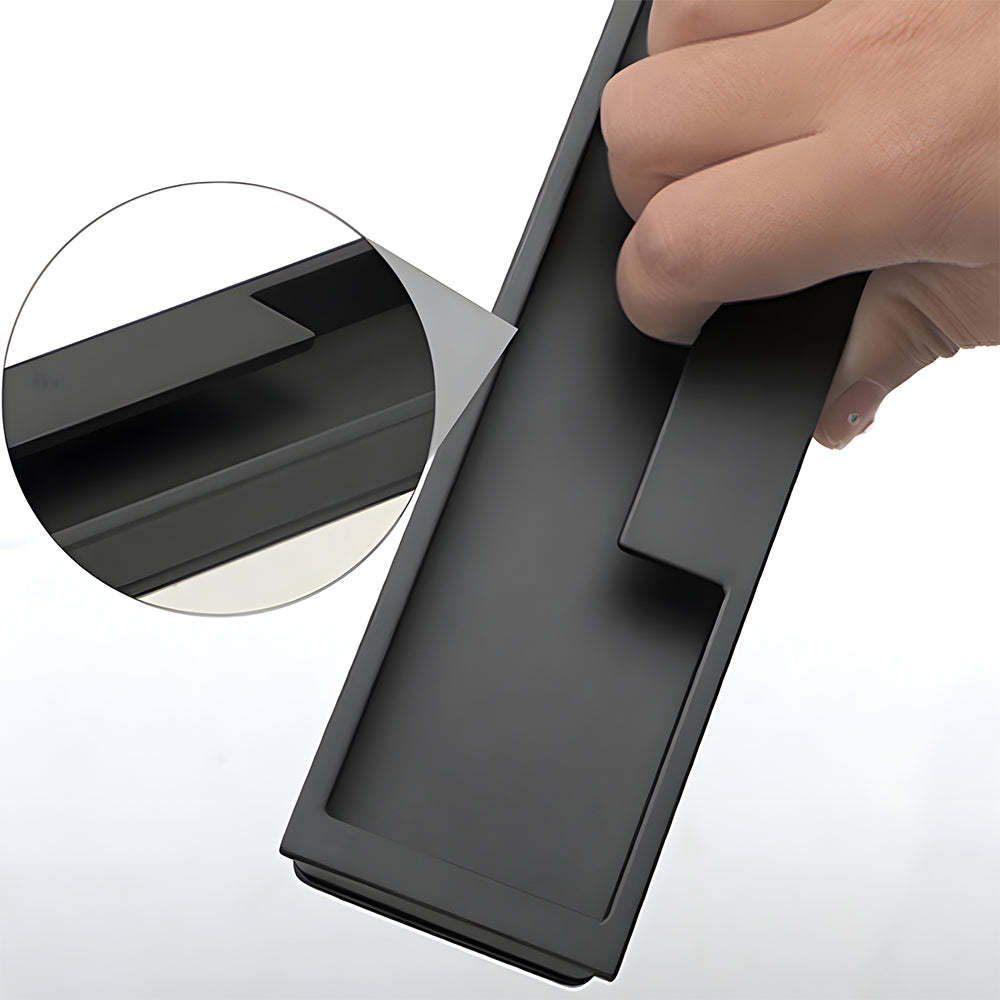 Left Right Hidden Slotted Recessed Handles