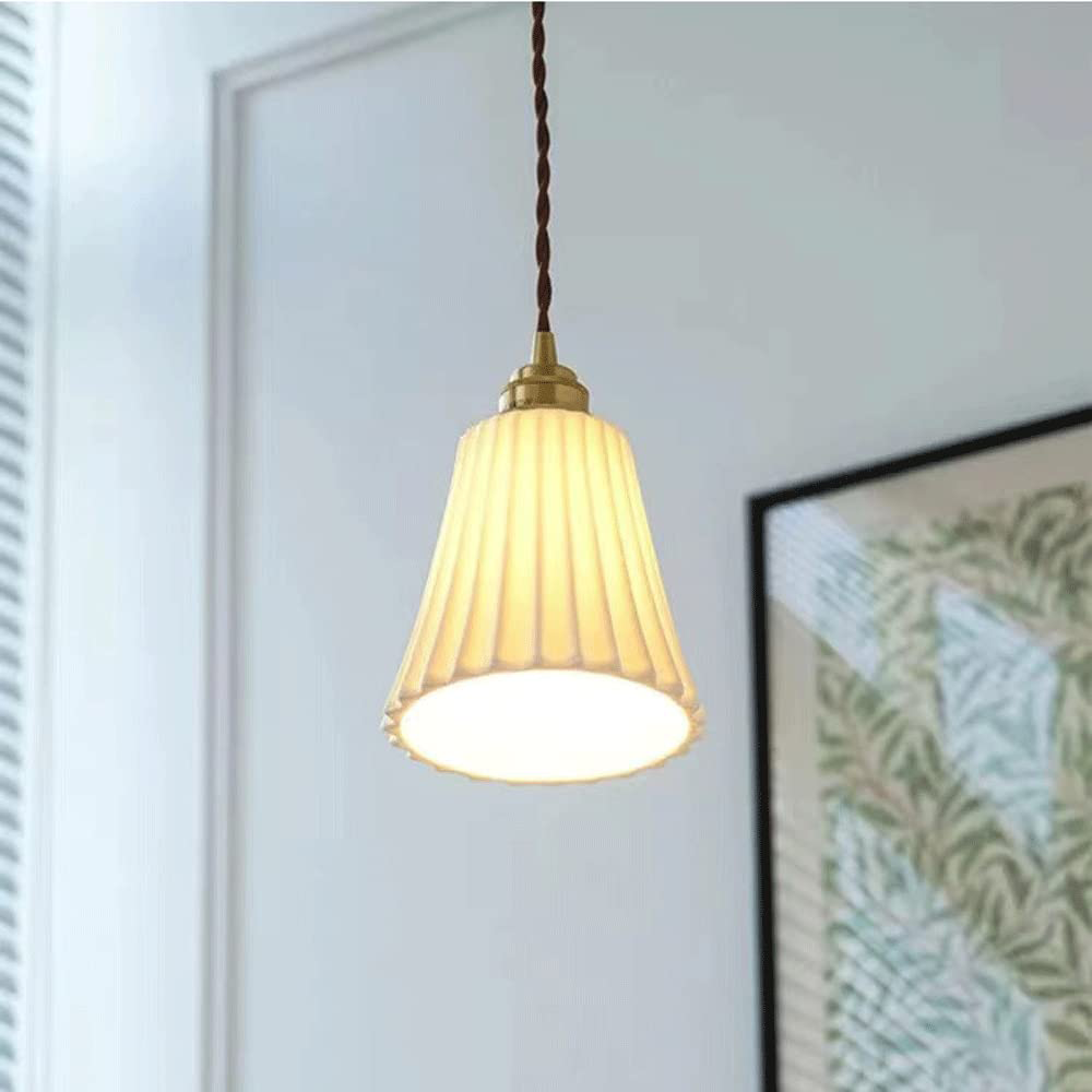 Modern Trumpet Ceramic Pendant Light -Homdiy