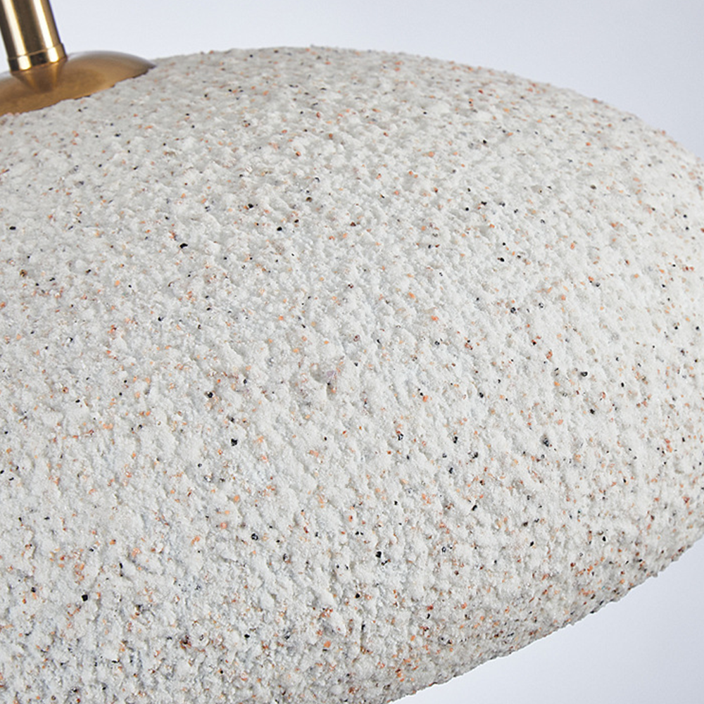 Nordic Stone Style Semi-Flush Ceiling Light -Homdiy