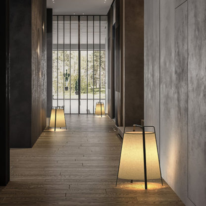 Fabric Floor Lamp for Living Room -Homdiy