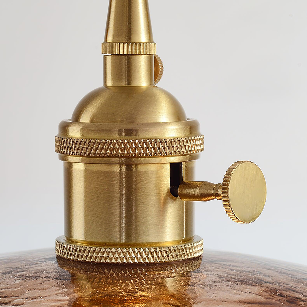 Stylish Flower Petal Glass Pendant Light -Homdiy