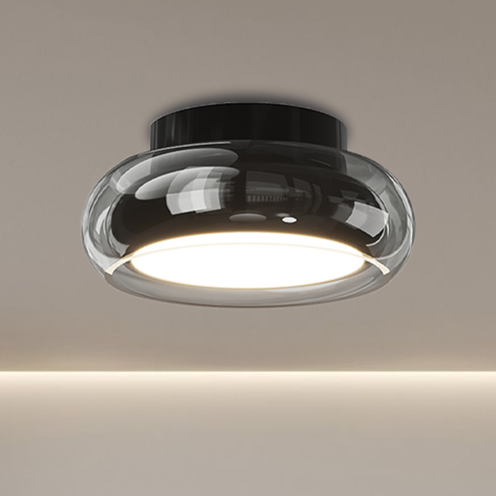 Vintage Deco Round Acrylic LED Ceiling Light