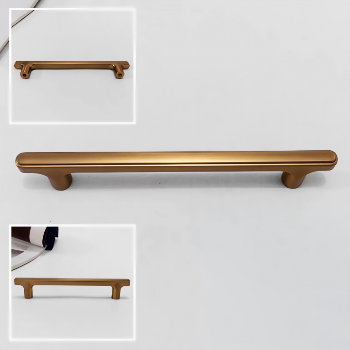 Modern T-Bar Zinc Alloy Heavy-duty Kitchen Pulls