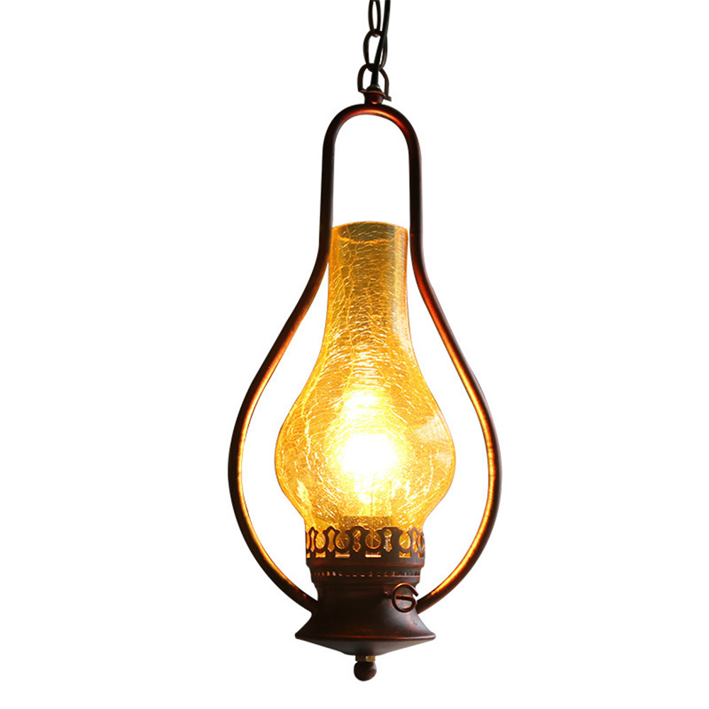 [Copy]Industrial Retro Iron Dining Room Black Pendant Light