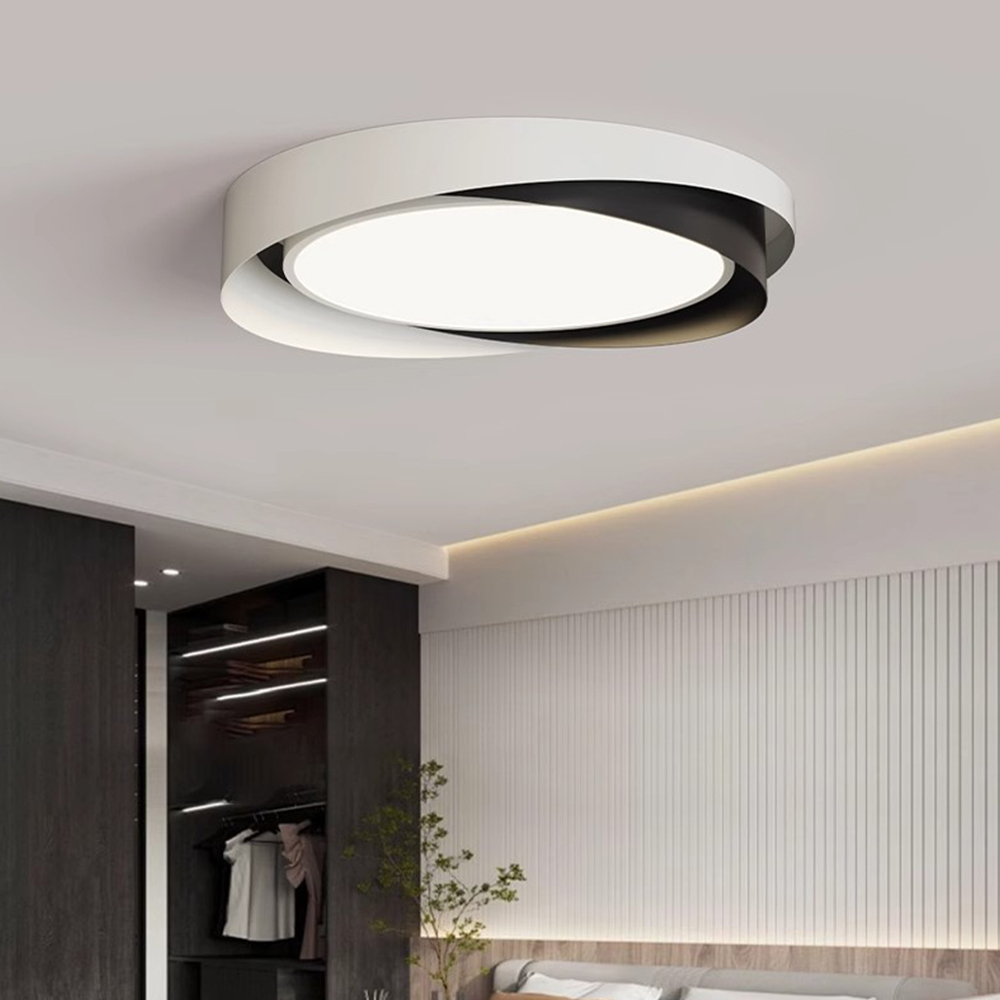 Modern Square Flush Mount LED Ceiling Light 