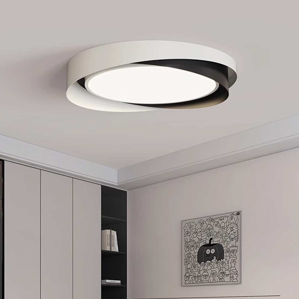 Modern Square Flush Mount LED Ceiling Light 