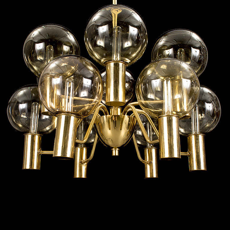 Modern Decorative Pink Glass Bubble Chandelier -Homdiy