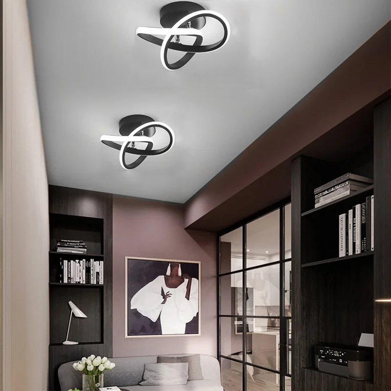 Modern Acrylic LED Hallway Flush Mount Ceiling Light