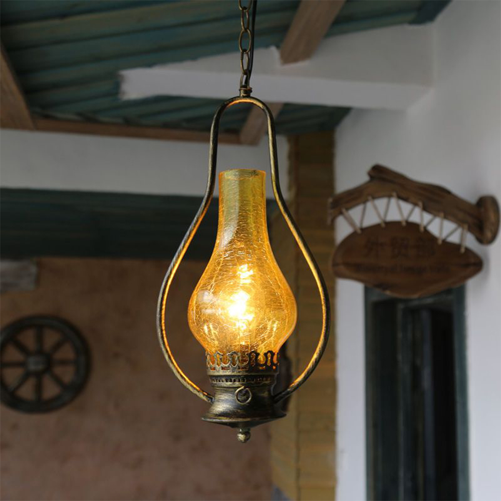 [Copy]Industrial Retro Iron Dining Room Black Pendant Light