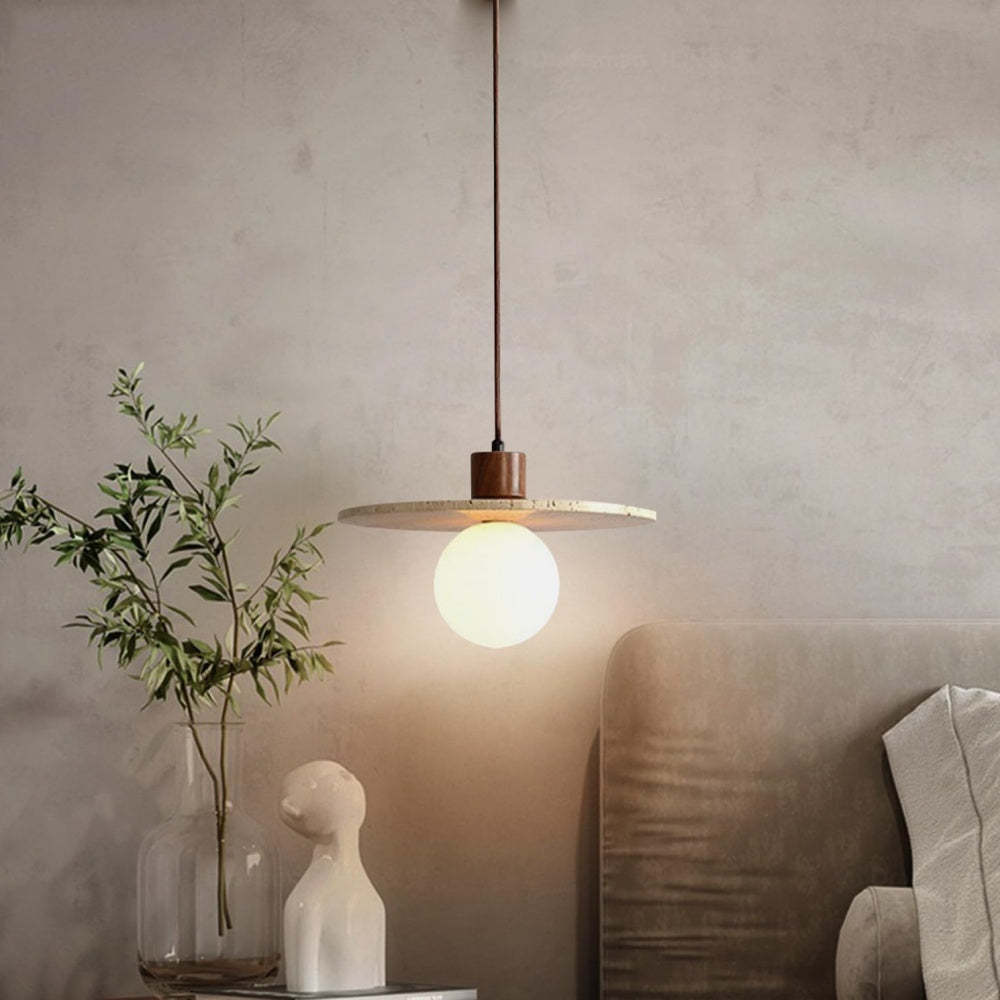 Industrial Natural Stone Mini Pendant Light -Homdiy