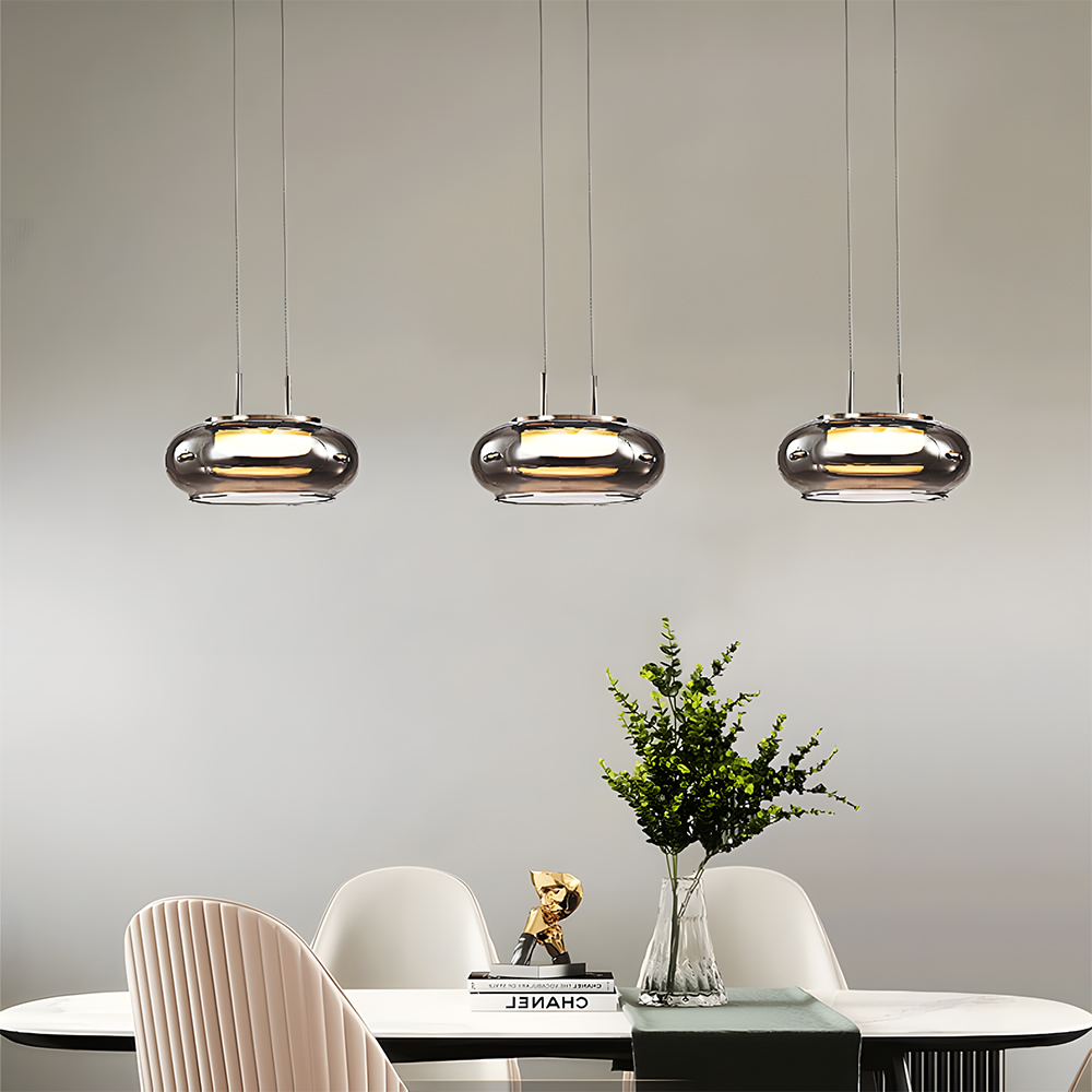 Modern Glass LED Pendant Light 