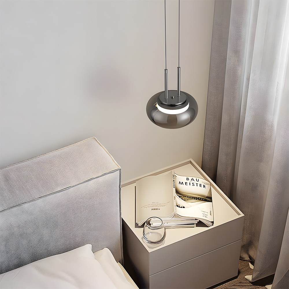 Modern Glass LED Pendant Light 