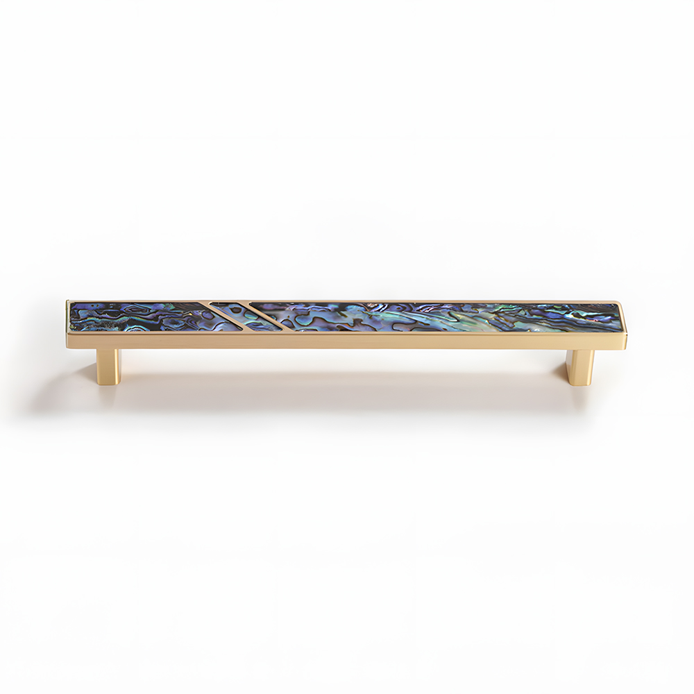 Antique Vintage Brass Shell Cabinet Pulls for Kitchen Cabinets