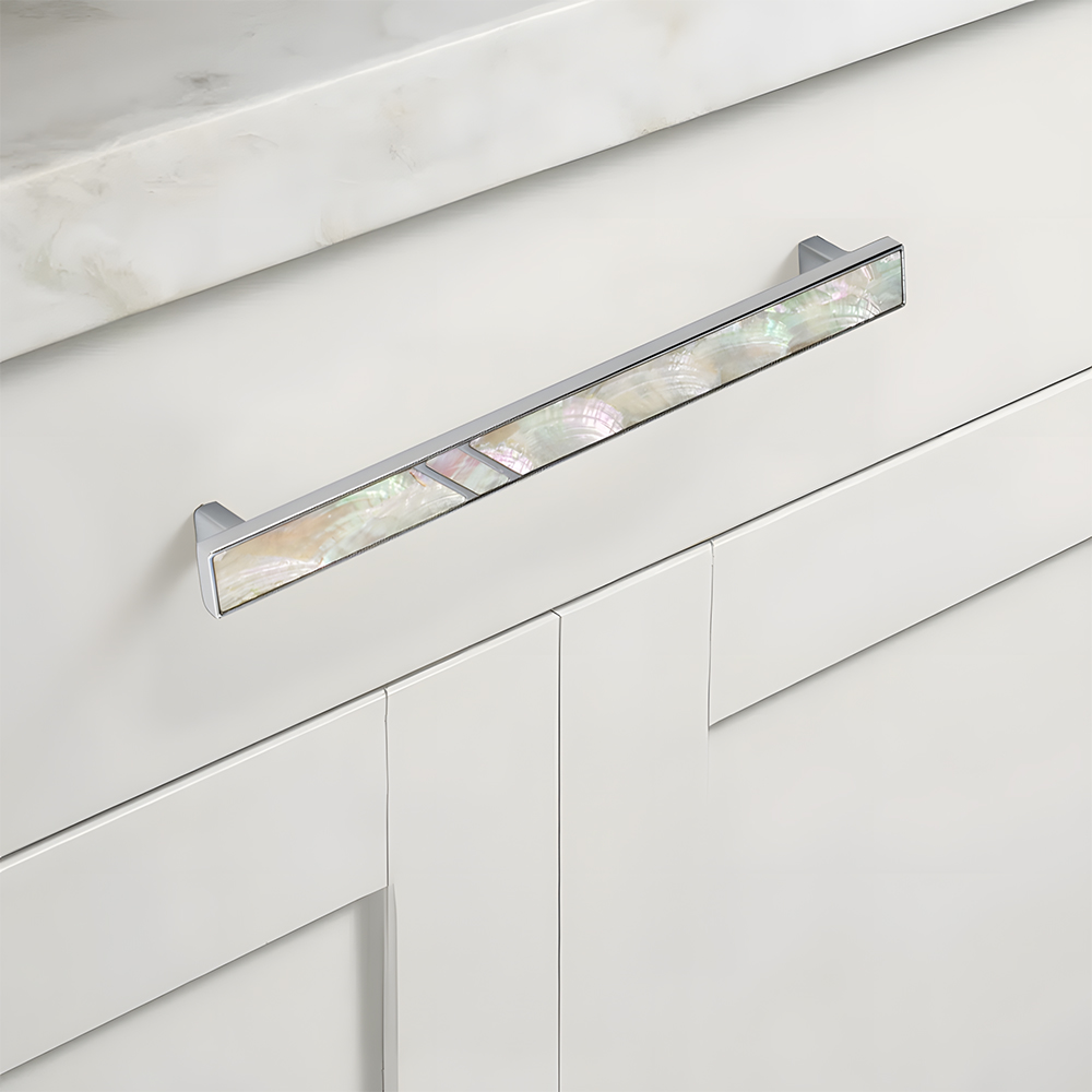 Antique Vintage Brass Shell Cabinet Pulls for Kitchen Cabinets