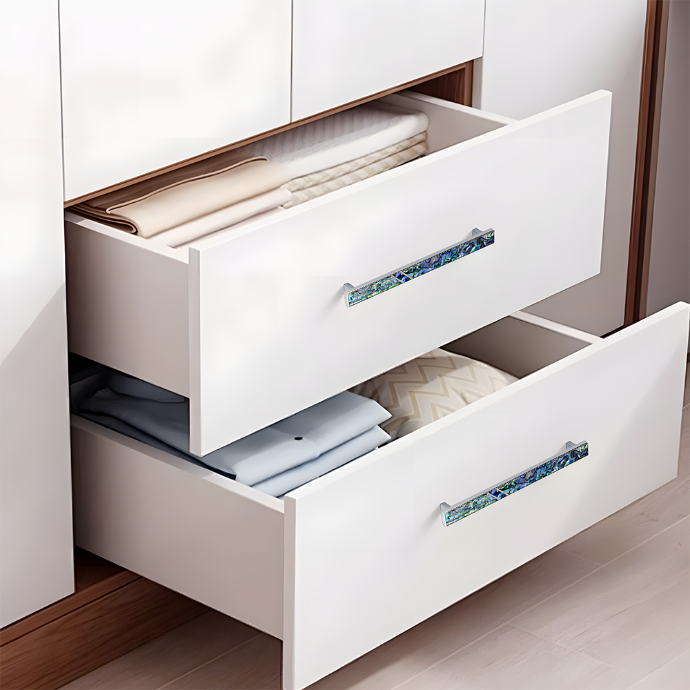 Antique Vintage Brass Shell Cabinet Pulls for Kitchen Cabinets