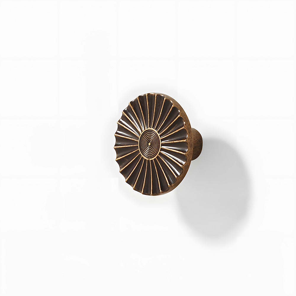 Classic Antique Sunburst Half Circle Cabinet Pulls