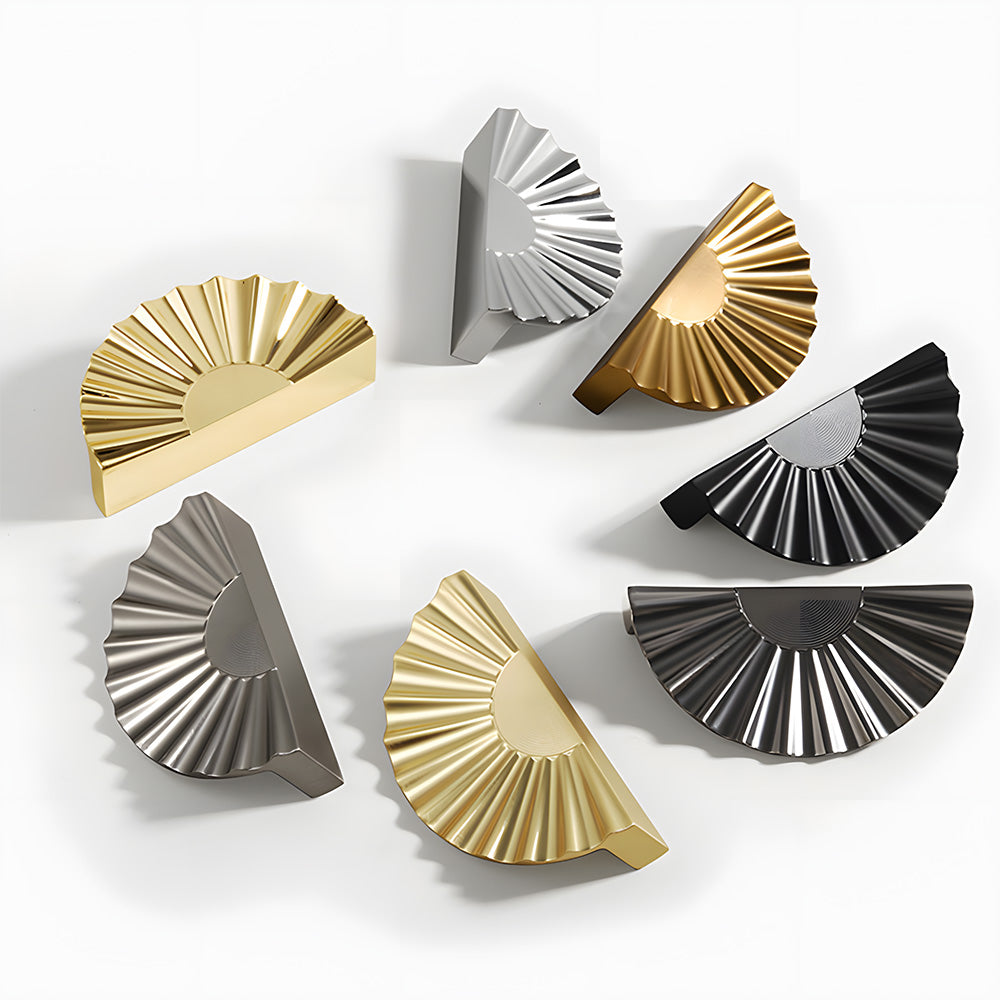 Classic Antique Sunburst Half Circle Cabinet Pulls