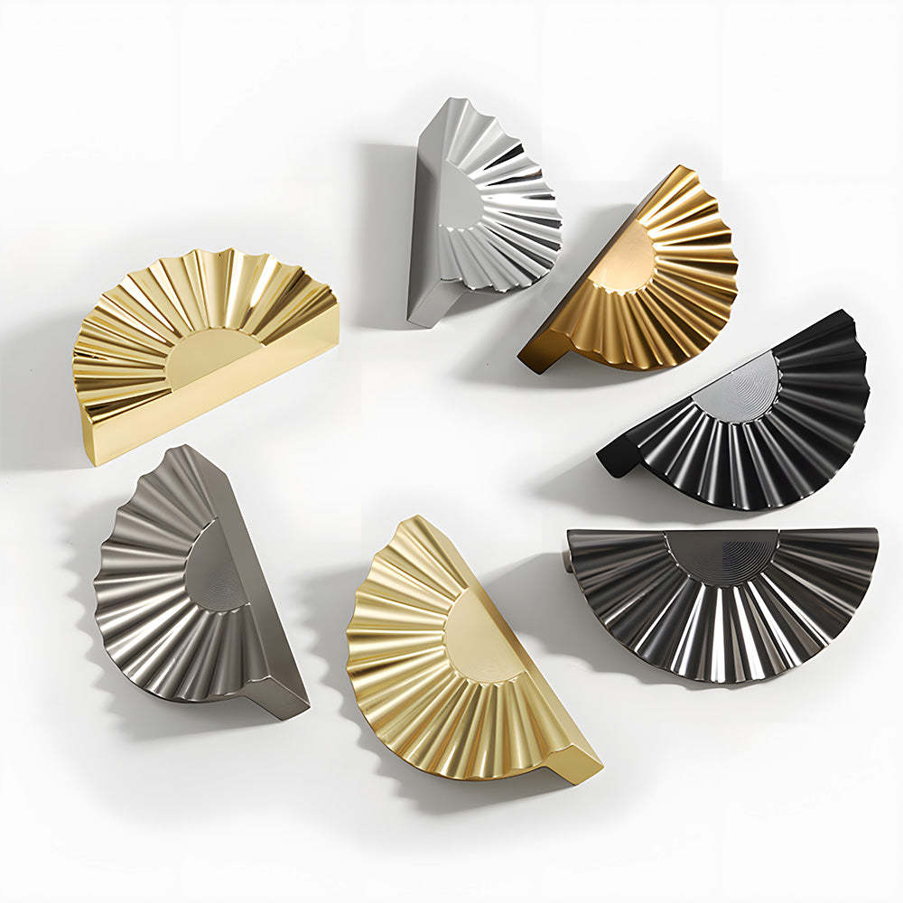 Classic Antique Sunburst Half Circle Cabinet Pulls