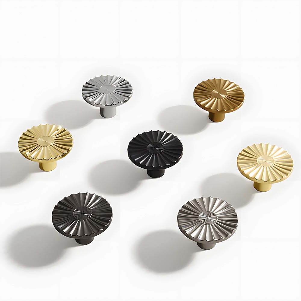 Classic Antique Sunburst Half Circle Cabinet Pulls
