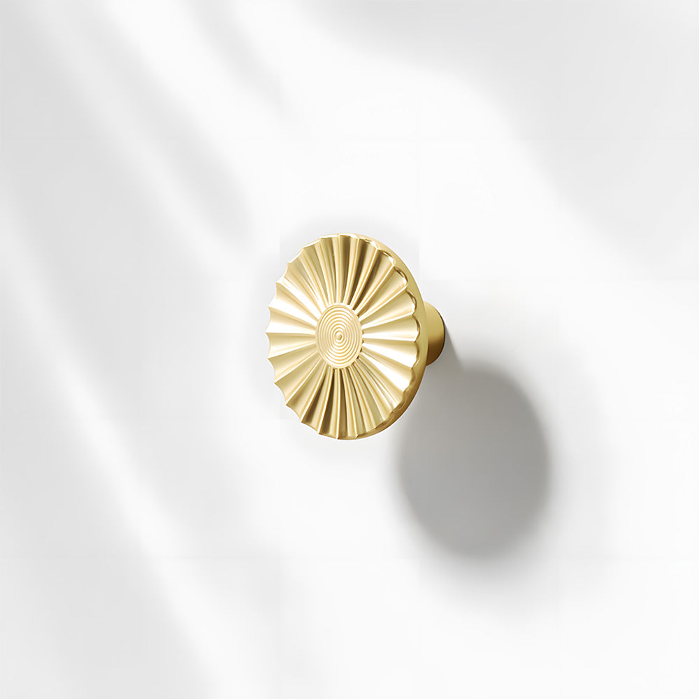 Classic Antique Sunburst Half Circle Cabinet Pulls