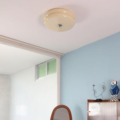Art LED Glass Flush Mount Ceiling Lights -Homdiy