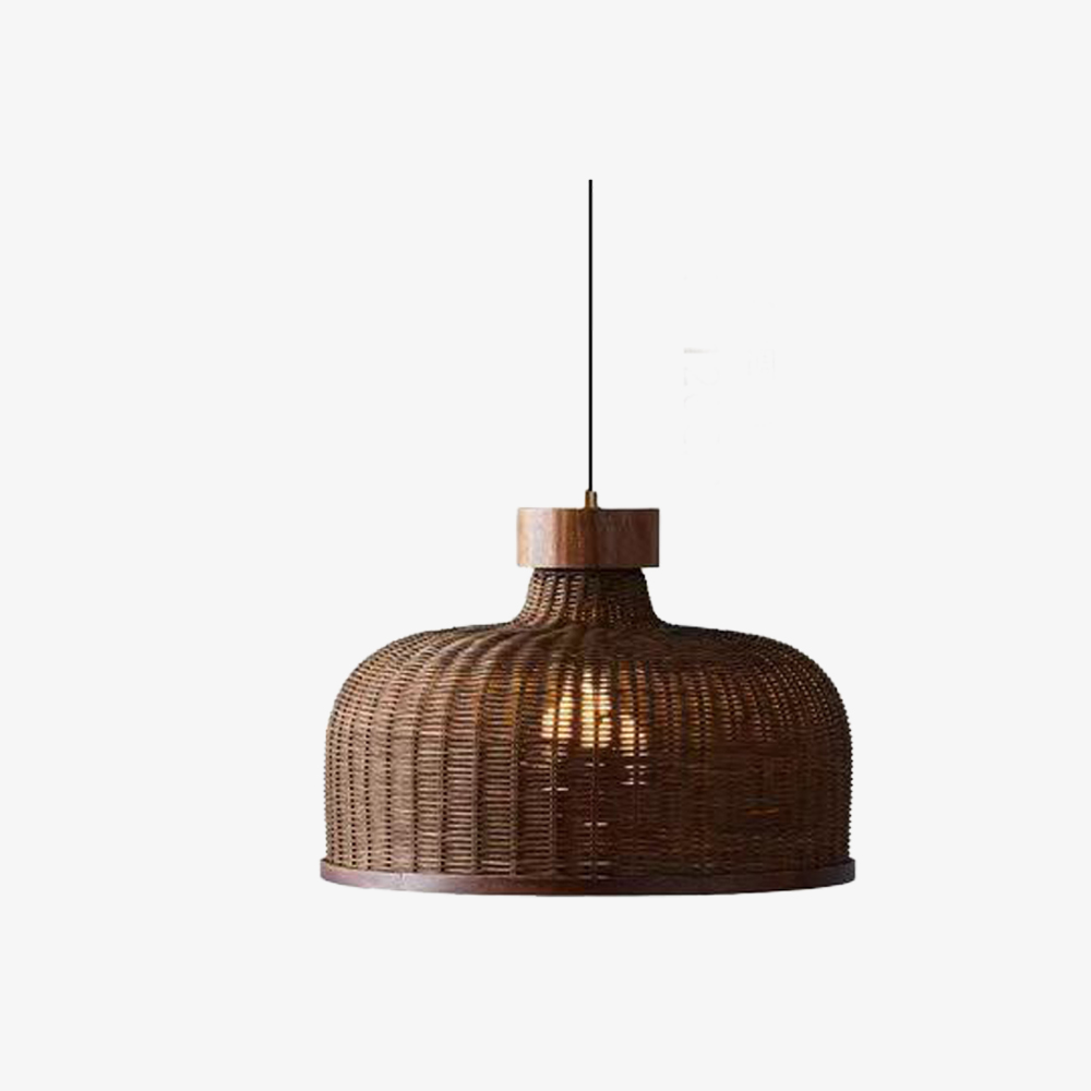 Artistic Vintage Eco-friendly Rattan Pendant Light