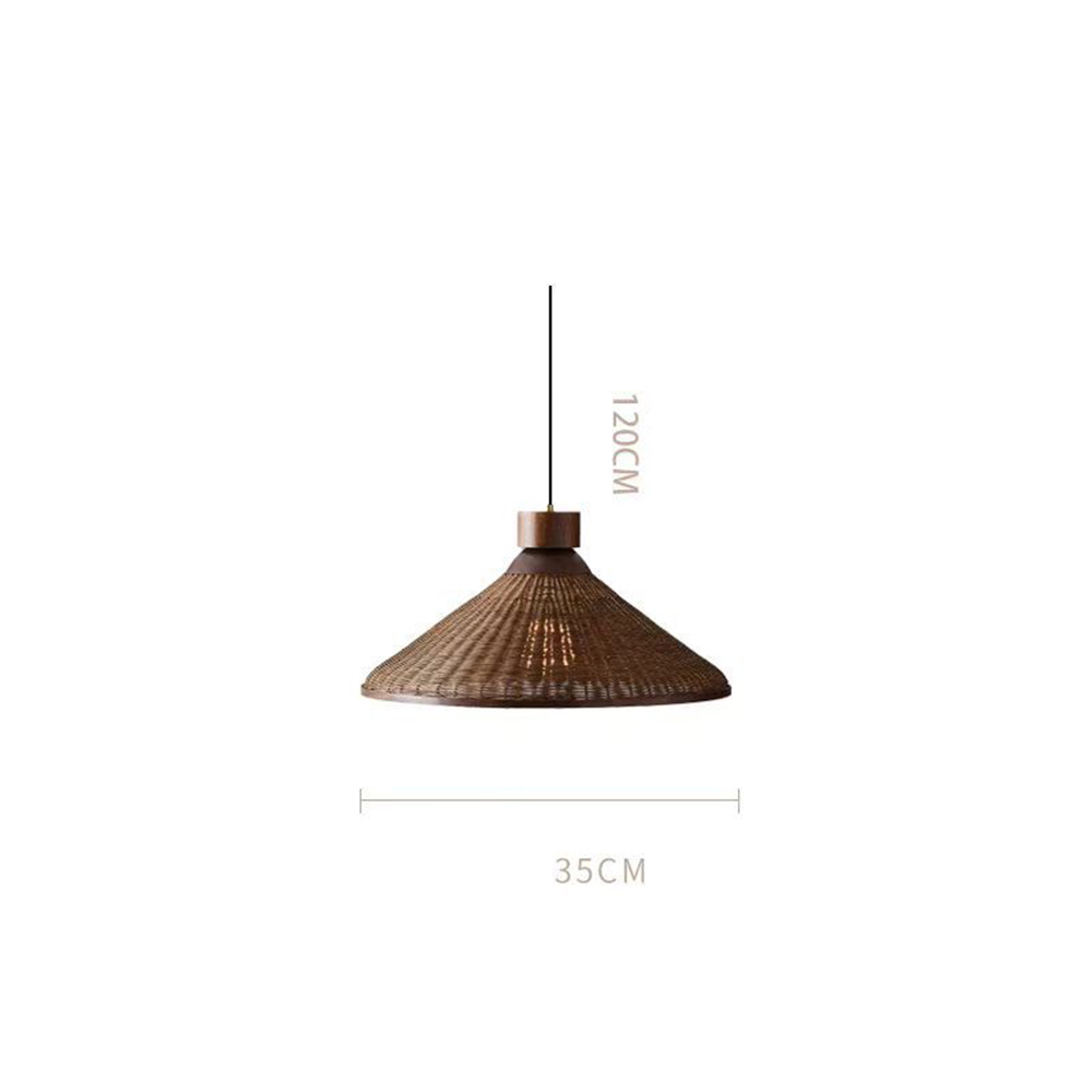 Artistic Vintage Eco-friendly Rattan Pendant Light