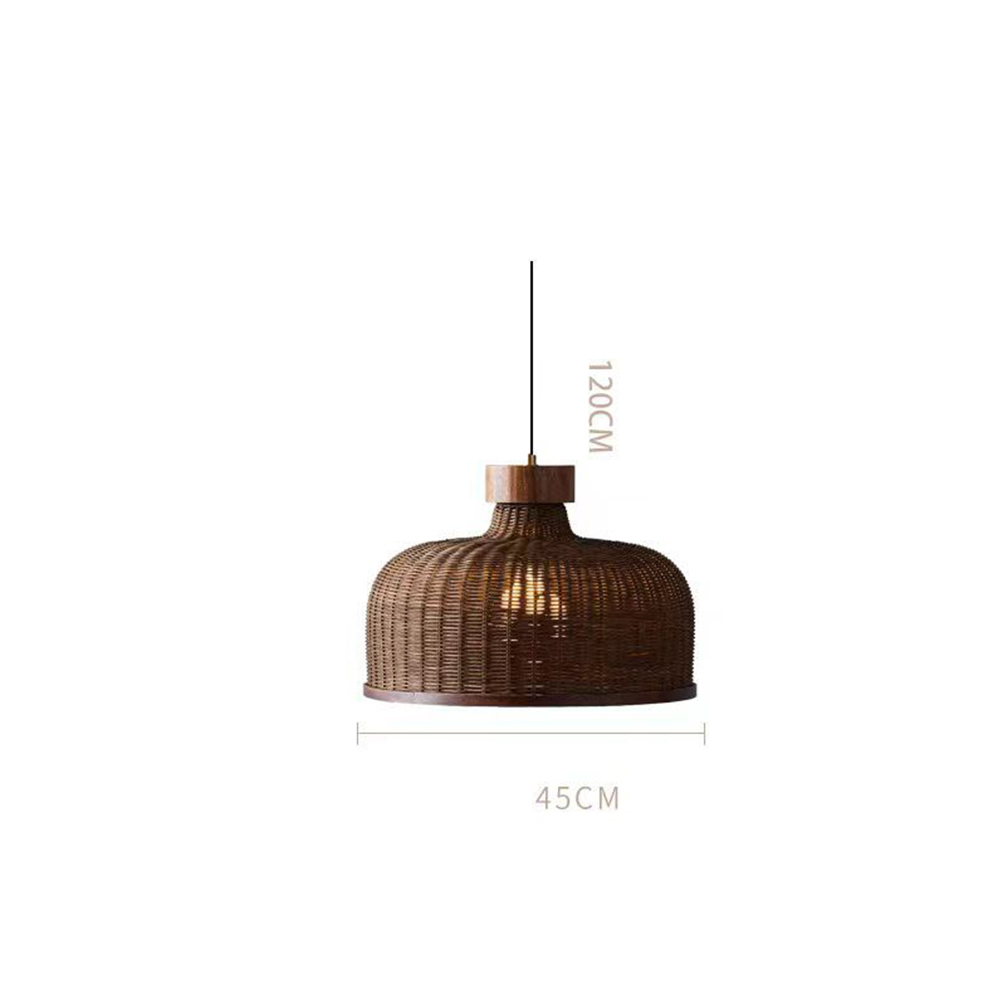 Artistic Vintage Eco-friendly Rattan Pendant Light