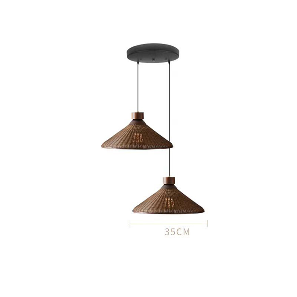 Artistic Vintage Eco-friendly Rattan Pendant Light