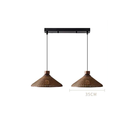 Artistic Vintage Eco-friendly Rattan Pendant Light