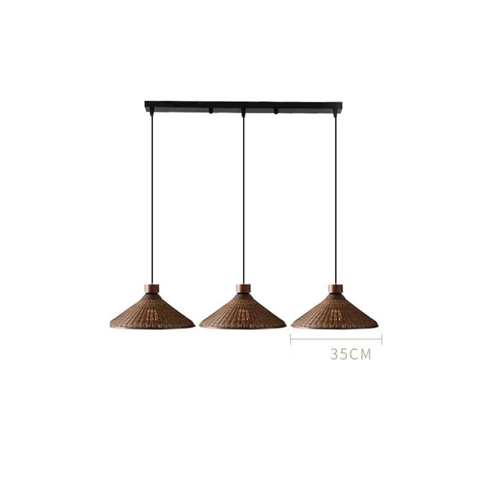 Artistic Vintage Eco-friendly Rattan Pendant Light